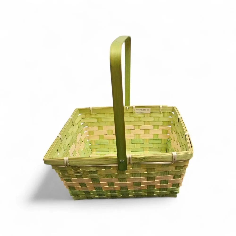 Bamboo Woven Baskets - Set Of Three